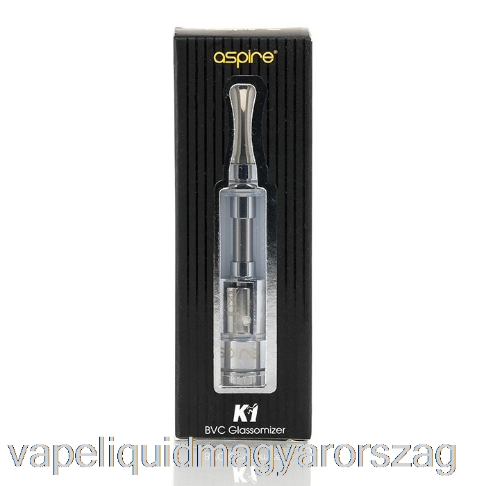 Aspire K1 Glassomizer Bvc Tank Fekete Vape E Cigi